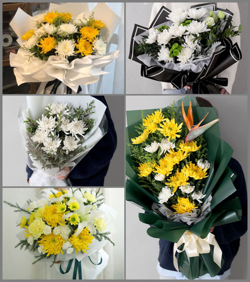 贵州遵义正安县流渡镇白事花束代送